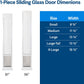 PetSafe Freedom Aluminum Patio Panel Sliding Glass Pet Door for Dogs & Cats - Adjustable Height -  Dog Gates & Pens PetSafe