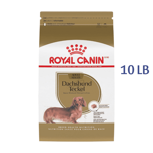 Royal Canin Breed Health Nutrition Dachshund Adult Dry Dog Food, 10 LB -  Dry Dog Food Royal Canin