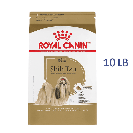 Royal Canin Breed Health Nutrition Shih Tzu Adult Dry Dog Food, 10 LB -  Dry Dog Food Royal Canin