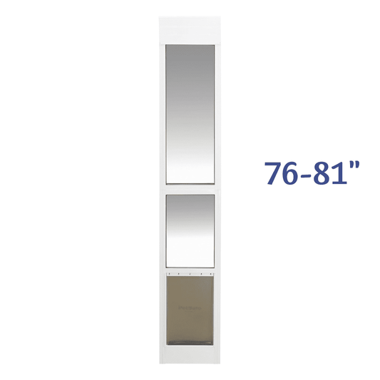 PetSafe 2-Piece Fits Sliding Glass Pet Door 76" - 81" Cat and Dog Door