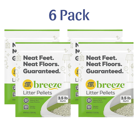 Purina Tidy Cats BREEZE Pellets Refill Litter, 6 Pack -  Litter Pellets Purina Tidy Cats