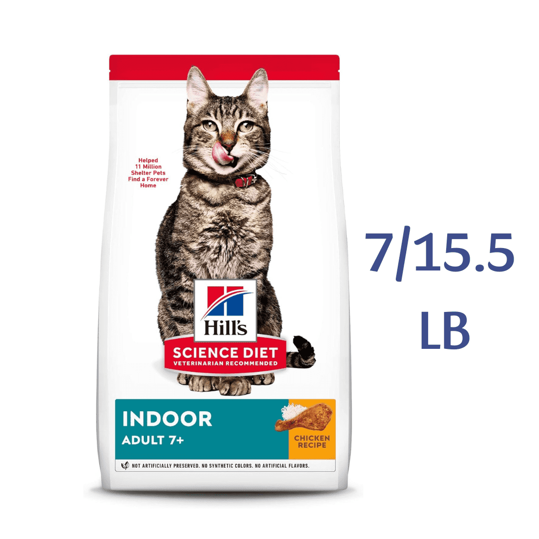 Hill's Science Diet Adult 7+ Indoor Chicken Recipe Dry Cat Food -  Dry Cat Food Hill's Science