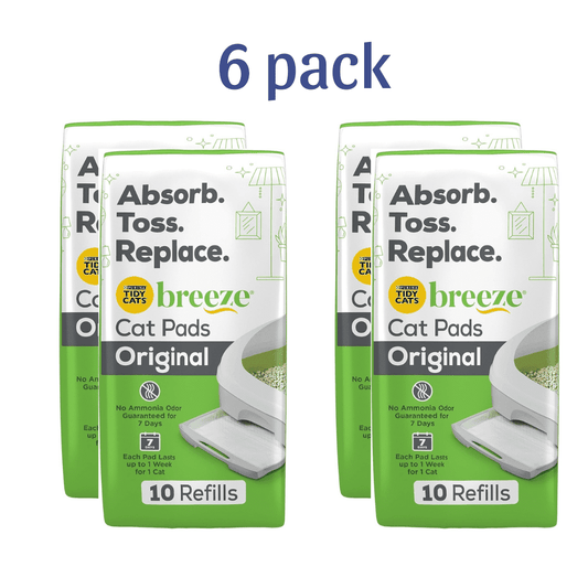 Purina Tidy Cats BREEZE Cat Pads Refill Pack, 6 Pack -  Litter Pads Purina Tidy Cats