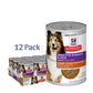 Hill's Science Diet Wet Dog Food Adult Sensitive Stomach & Skin Turkey & Rice, 12.5 oz. Cans 12-Pack -  Wet Dog Food Hill's Science
