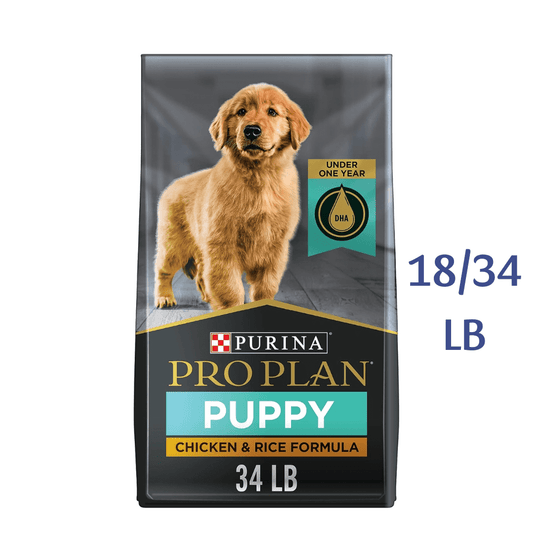 Purina Pro Plan High Protein Dry Puppy Food, Chicken and Rice Formula -  Dry Dog Food Purina Pro Plan