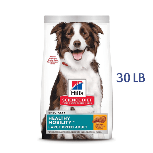 Hill's Science Diet Adult Healthy Mobility Large Breed Chicken Meal, Brown Rice & Barley Recipe Dry Dog Food -  Dry Dog Food Hill's Science
