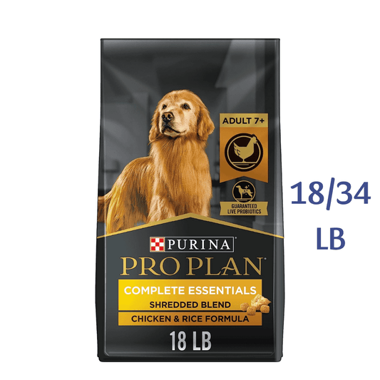 Purina Pro Plan Senior Dog Food Probiotics Shredded Blend Chicken & Rice Formula -  Dry Dog Food Purina Pro Plan