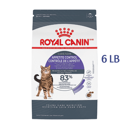 Royal Canin Appetite Control Spayed/Neutered Dry Adult Cat Food, 6 LB -  Dry Cat Food Royal Canin