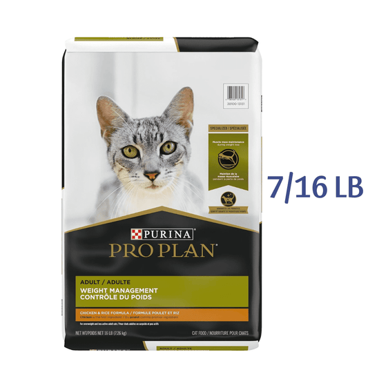 Purina Pro Plan Weight Control Chicken & Rice Formula Dry Cat Food -  Dry Cat Food Purina Pro Plan