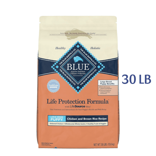 Blue Buffalo Life Protection Formula Natural Puppy Large Breed Dry Dog Food, Chicken & Brown Rice -  Dry Dog Food Blue Buffalo
