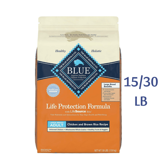 Blue Buffalo Life Protection Natural Adult Large Breed Dry Dog Food, Chicken & Brown Rice -  Dry Dog Food Blue Buffalo