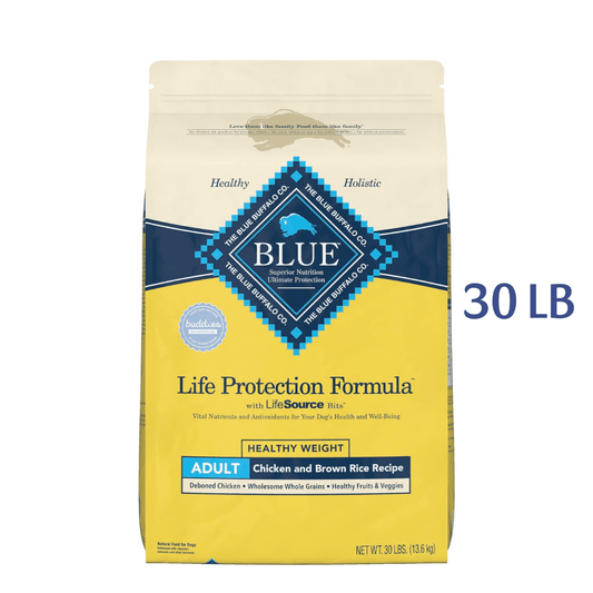 Blue Buffalo Life Protection Formula Natural Adult Healthy Weight Dry Dog Food, Chicken and Brown Rice -  Dry Dog Food Blue Buffalo