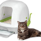 Purina Tidy Cats BREEZE Hooded Litter Box System Starter Kit With Pellets & Pads -  Litter Box Purina Tidy Cats