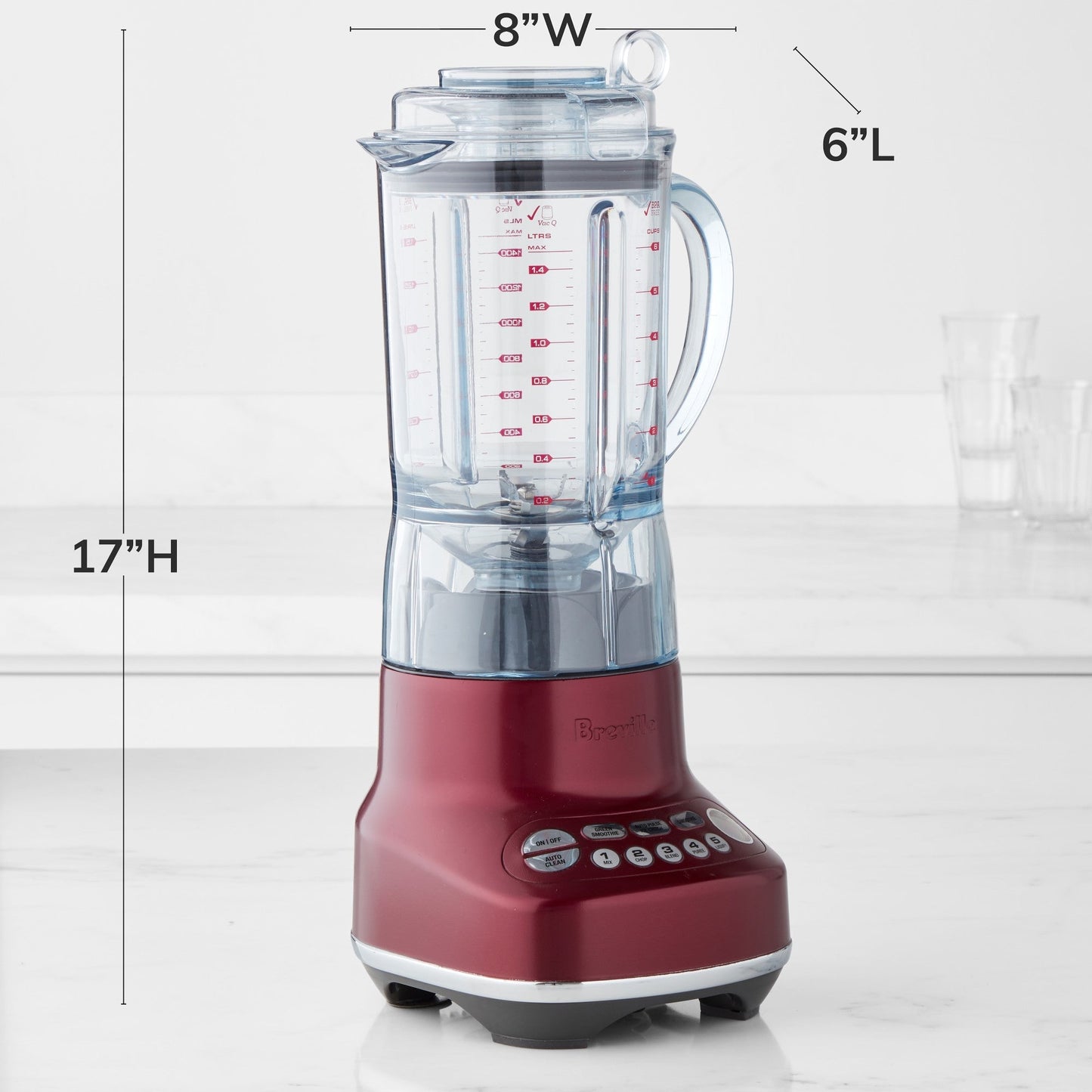 Breville Fresh and Furious Blender, Silver, BBL620SIL