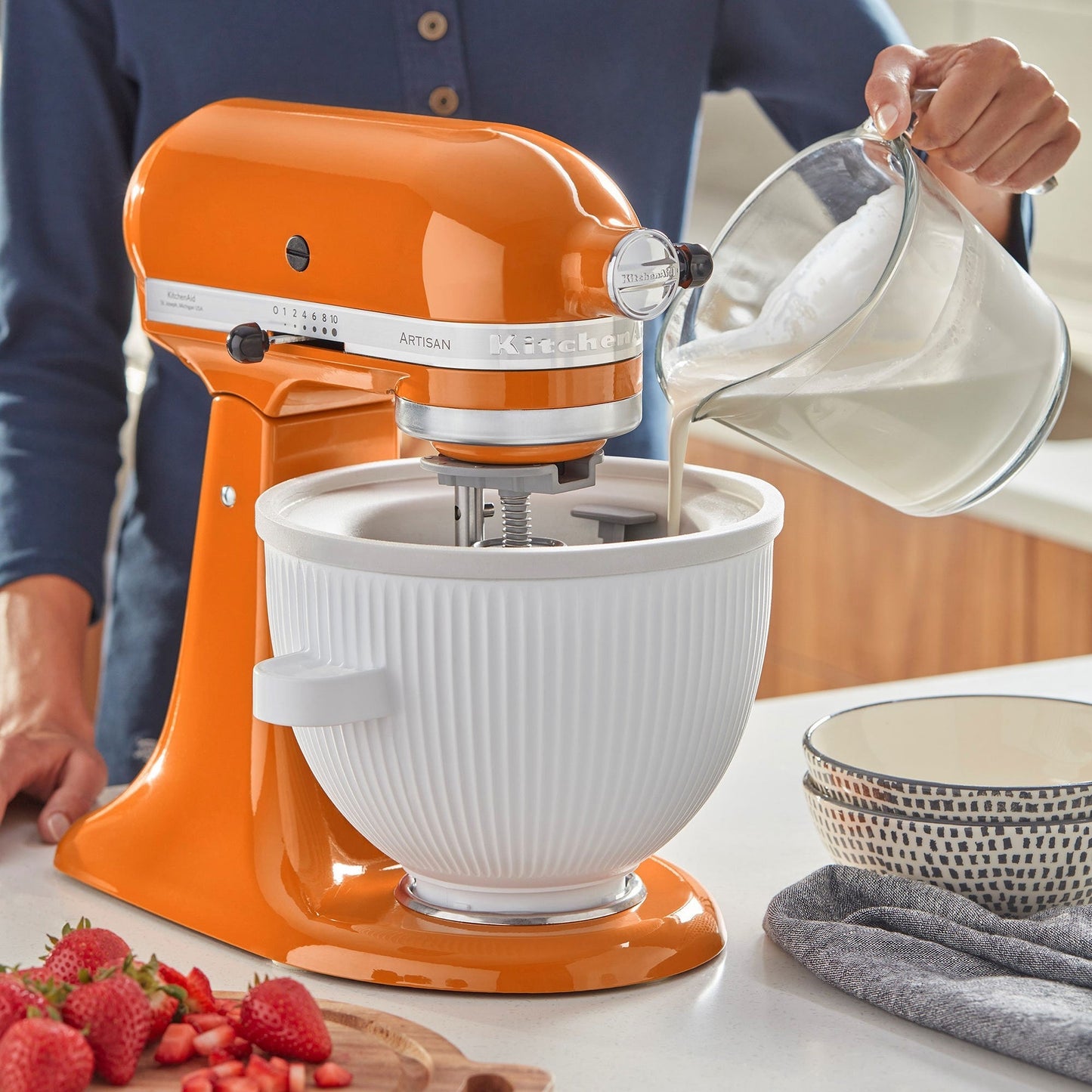 KitchenAid Ice Cream Maker Attachment Stand Mixer, 2 QT