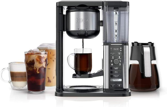 Ninja CM401 Specialty 10-Cup Coffee Maker w/ 4 Brew Styles for Ground Coffee