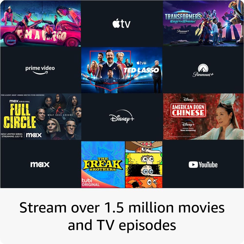 Amazon Fire TV Stick with 4K Ultra HD Streaming Media Player and Alexa Voice Remote (2023)