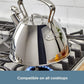 All-Clad Specialty Stainless Steel Tea Kettle 2 QT Induction Pots & Pans, Cookware Silver