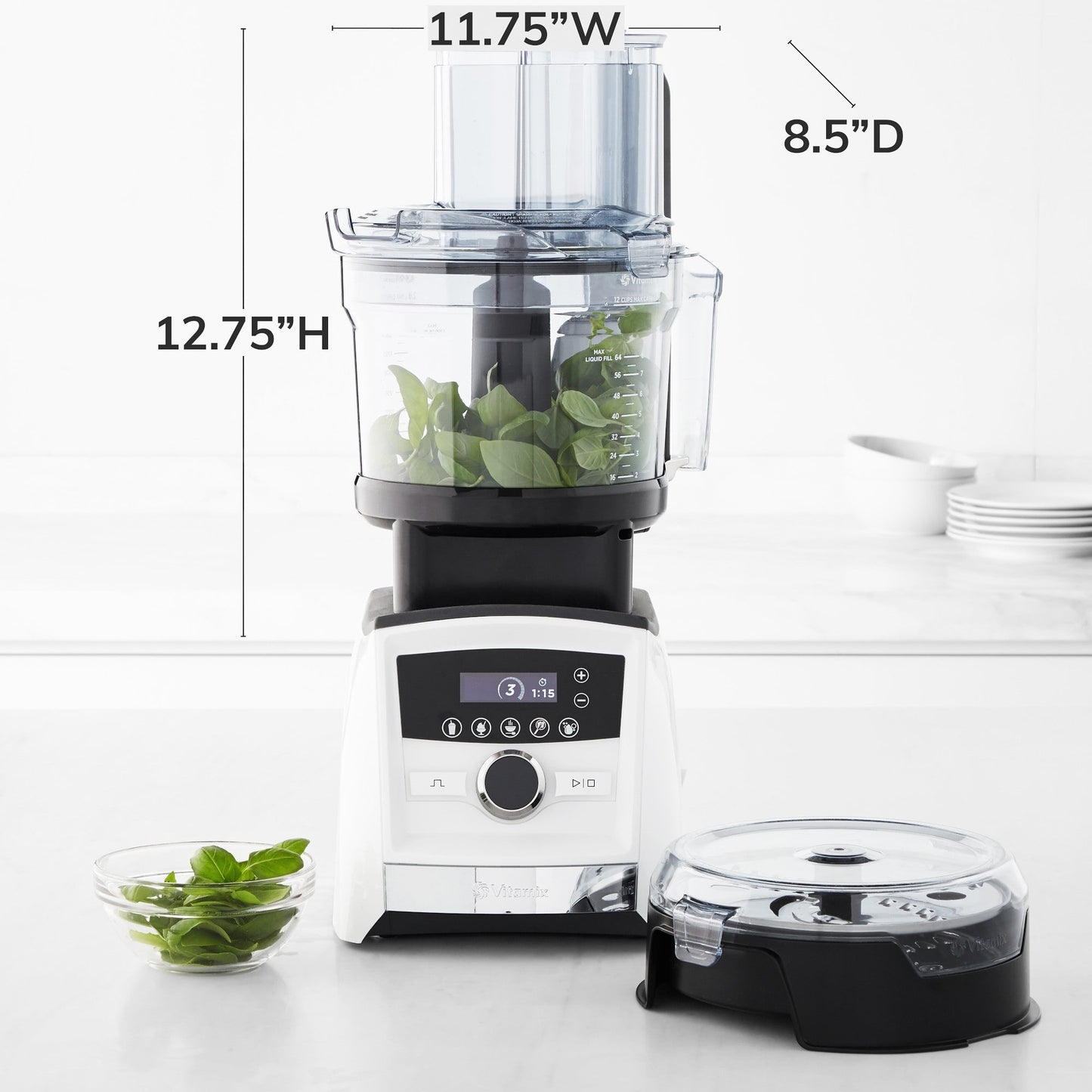 Vitamix 12-Cup Food Processor Attachment Compatible Ascent & Venturist Series
