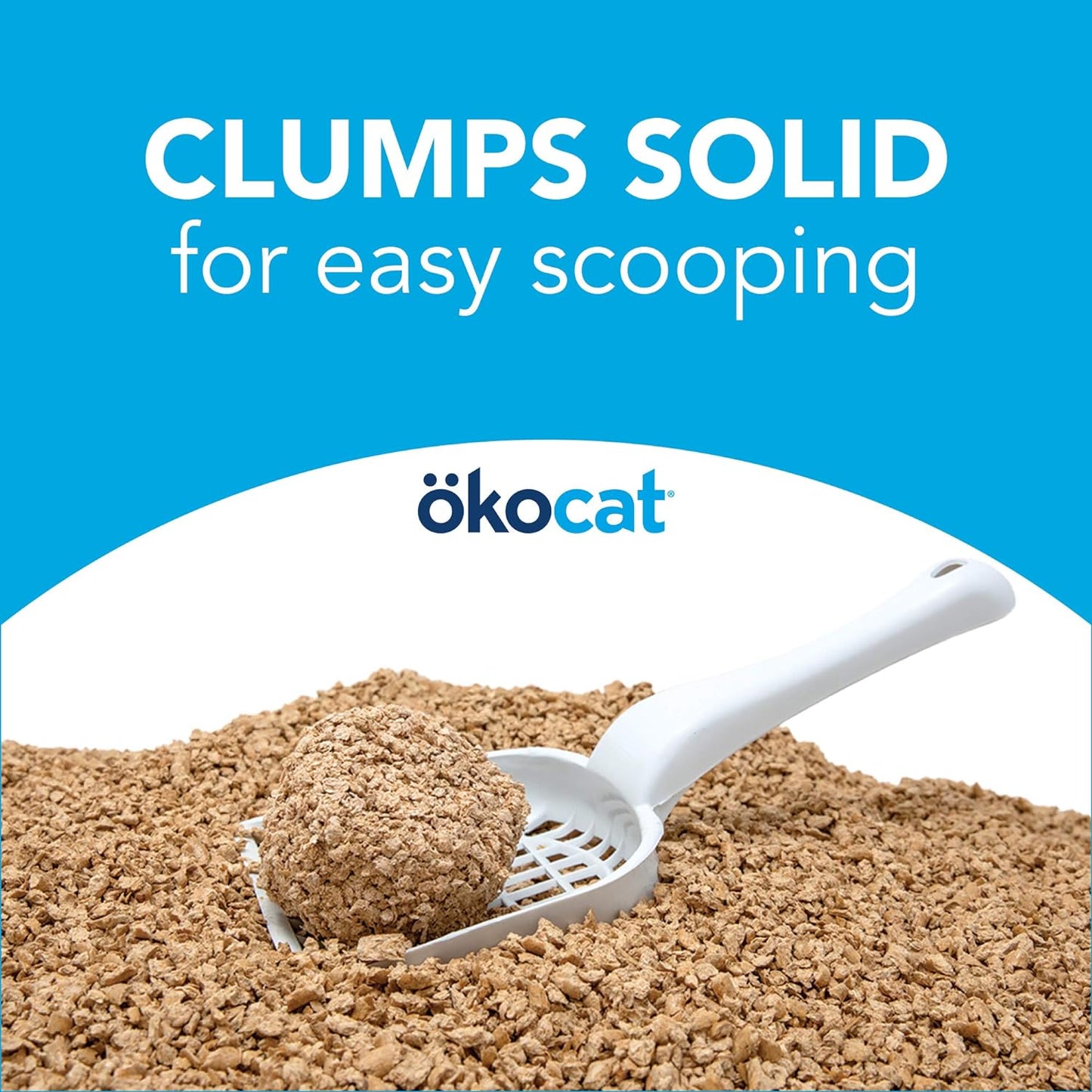 Okocat Original Premium Clumping Wood Cat Litter, 19.8 LB, 2 Pack -  Clumping Cat Litter ökocat