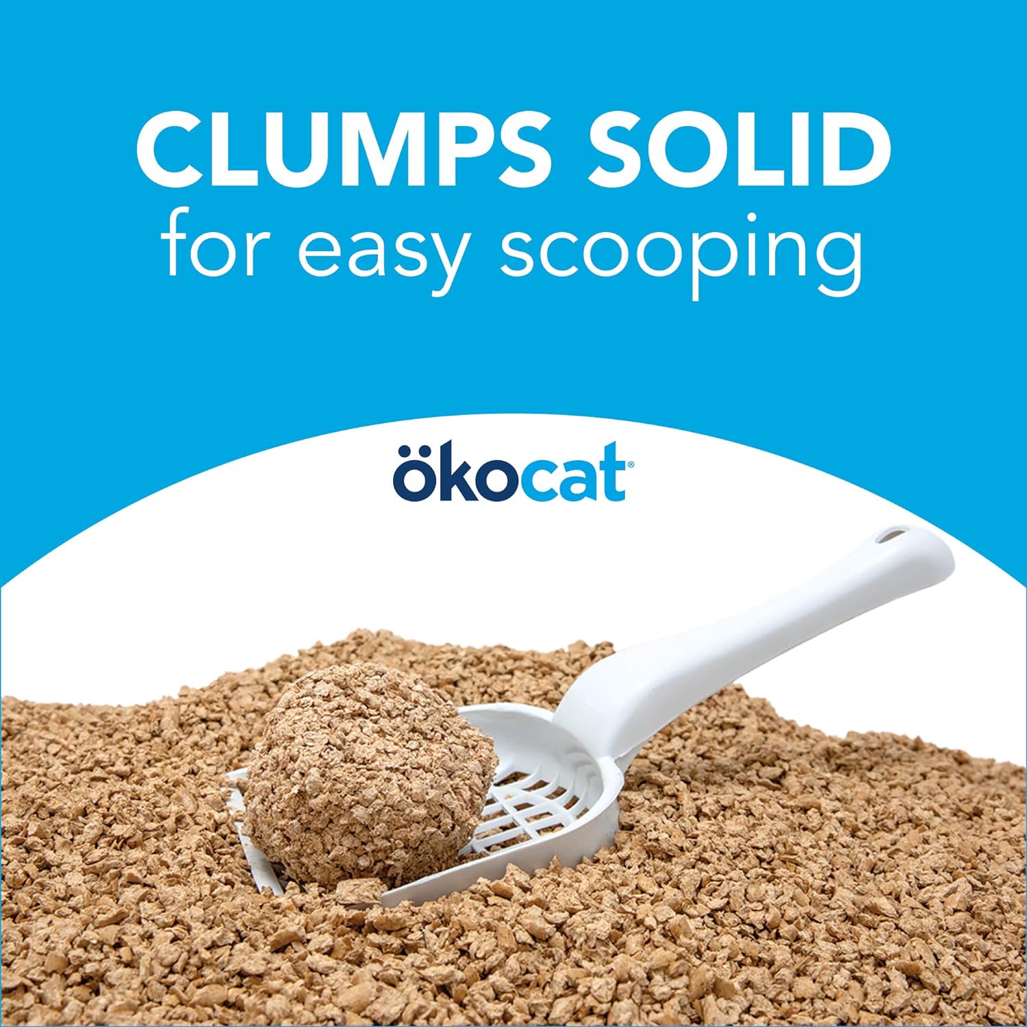 Okocat Original Premium Clumping Wood Cat Litter, 19.8 LB, 2 Pack -  Clumping Cat Litter ökocat