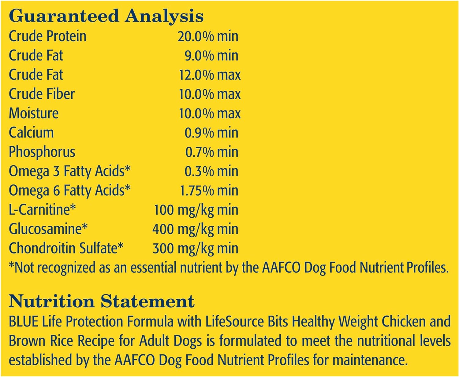 Blue Buffalo Life Protection Formula Natural Adult Healthy Weight Dry Dog Food, Chicken and Brown Rice -  Dry Dog Food Blue Buffalo