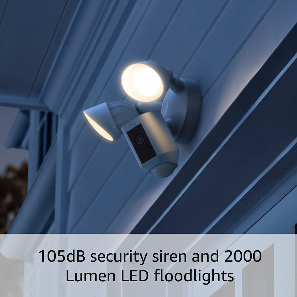 Ring Floodlight Cam Wired Plus Security Camera