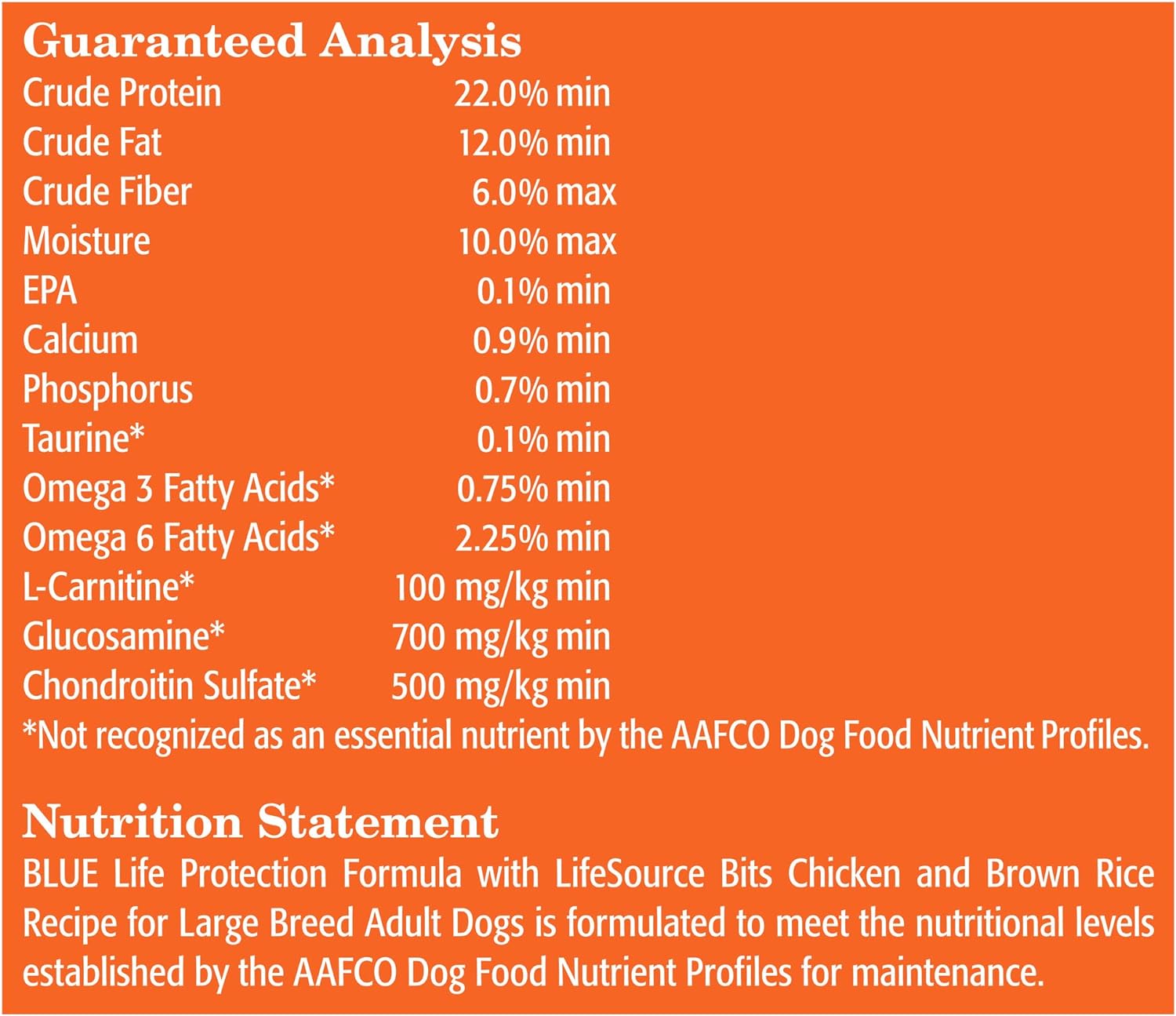Blue Buffalo Life Protection Natural Adult Large Breed Dry Dog Food, Chicken & Brown Rice -  Dry Dog Food Blue Buffalo