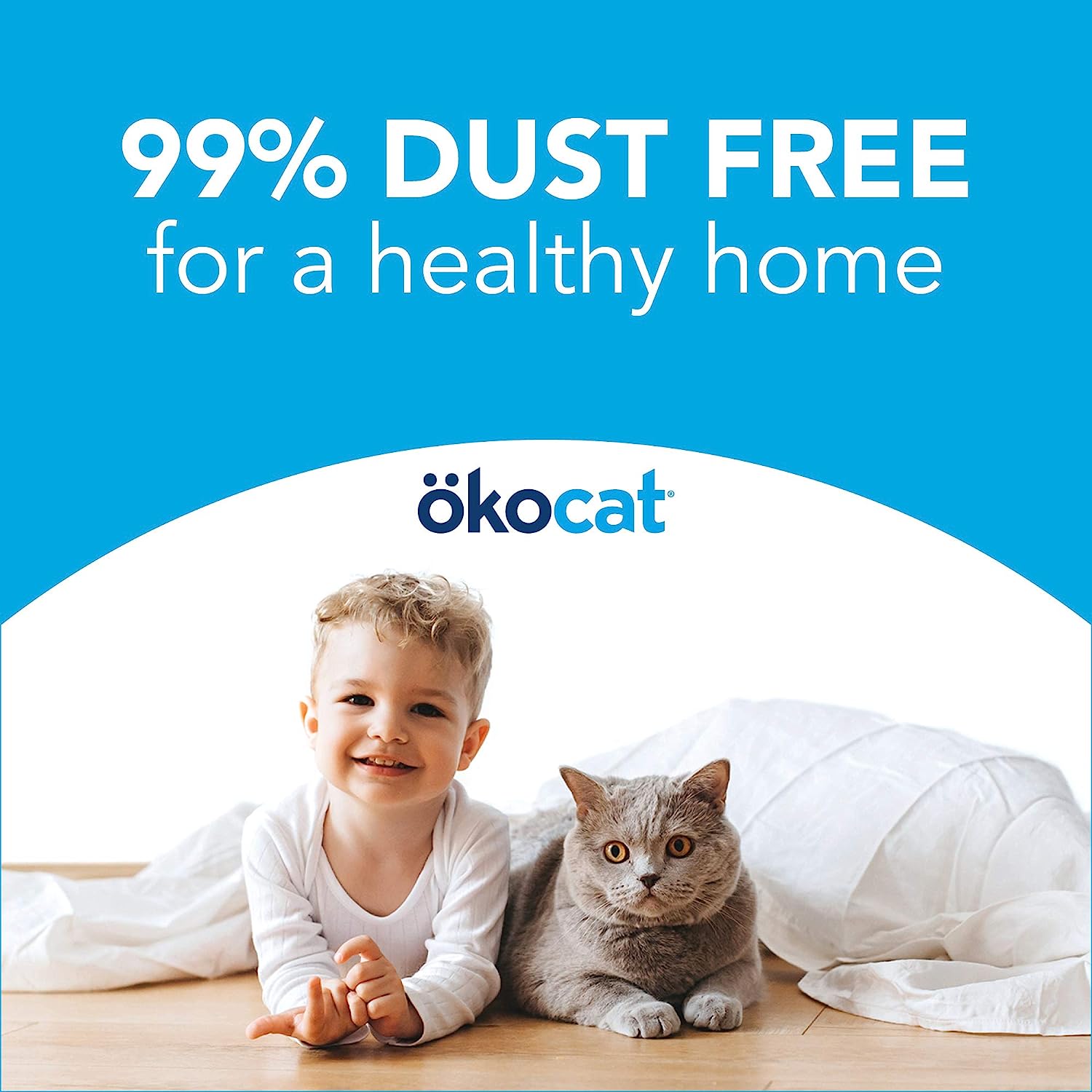 Okocat Original Premium Clumping Wood Cat Litter, 19.8 LB, 2 Pack -  Clumping Cat Litter ökocat