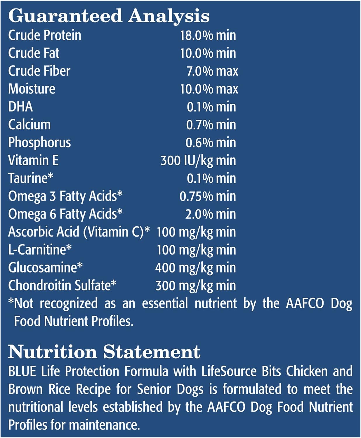 Blue Buffalo Life Protection Formula Natural Senior Dry Dog Food, Chicken & Brown Rice -  Dry Dog Food Blue Buffalo