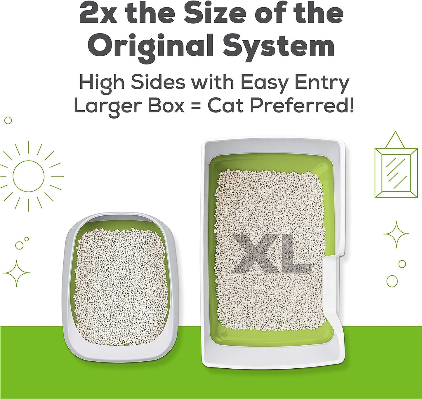 Purina Tidy Cats BREEZE XL Litter Box System Starter Kit With Pellets & Pads -  Litter Box Purina Tidy Cats