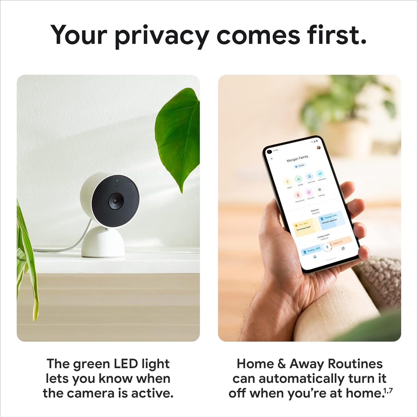 Google Nest Cam Indoor Security Camera (Wired)