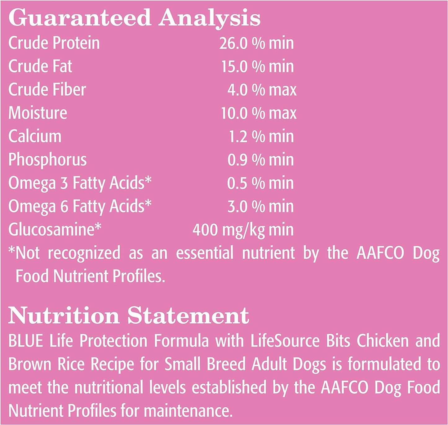 Blue Buffalo Small Breed Adult Dry Dog Food, Life Protection Formula, Natural Chicken & Brown Rice Flavor -  Dry Dog Food Blue Buffalo