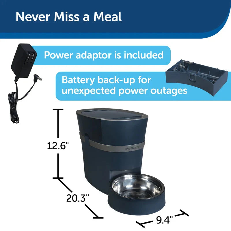 PetSafe Smart Feed, Electronic Pet Feeder for Cats & Dogs, 6L/24 Cup Capacity -  Automatic Feeder PetSafe