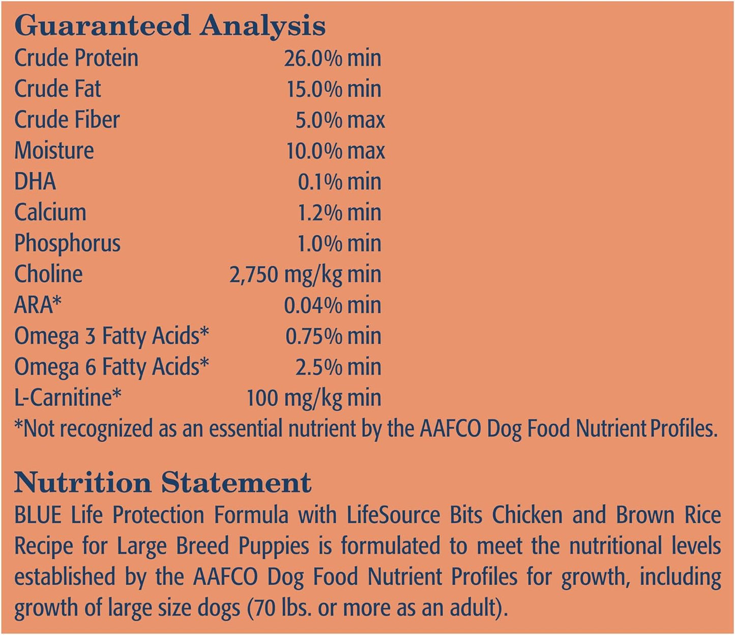 Blue Buffalo Life Protection Formula Natural Puppy Large Breed Dry Dog Food, Chicken & Brown Rice -  Dry Dog Food Blue Buffalo