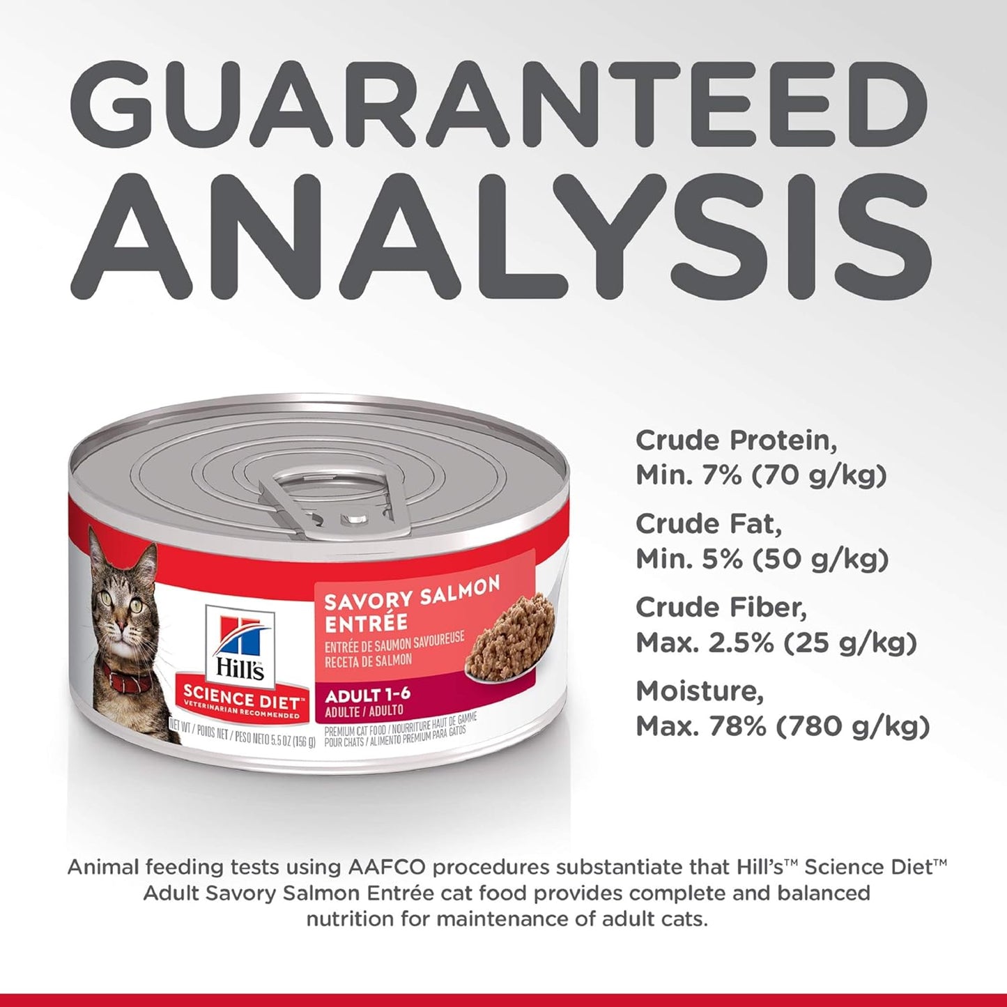 Hill's Science Diet Adult Savory Salmon Entree Canned Wet Cat Food -  Wet Cat Food Hill's Science