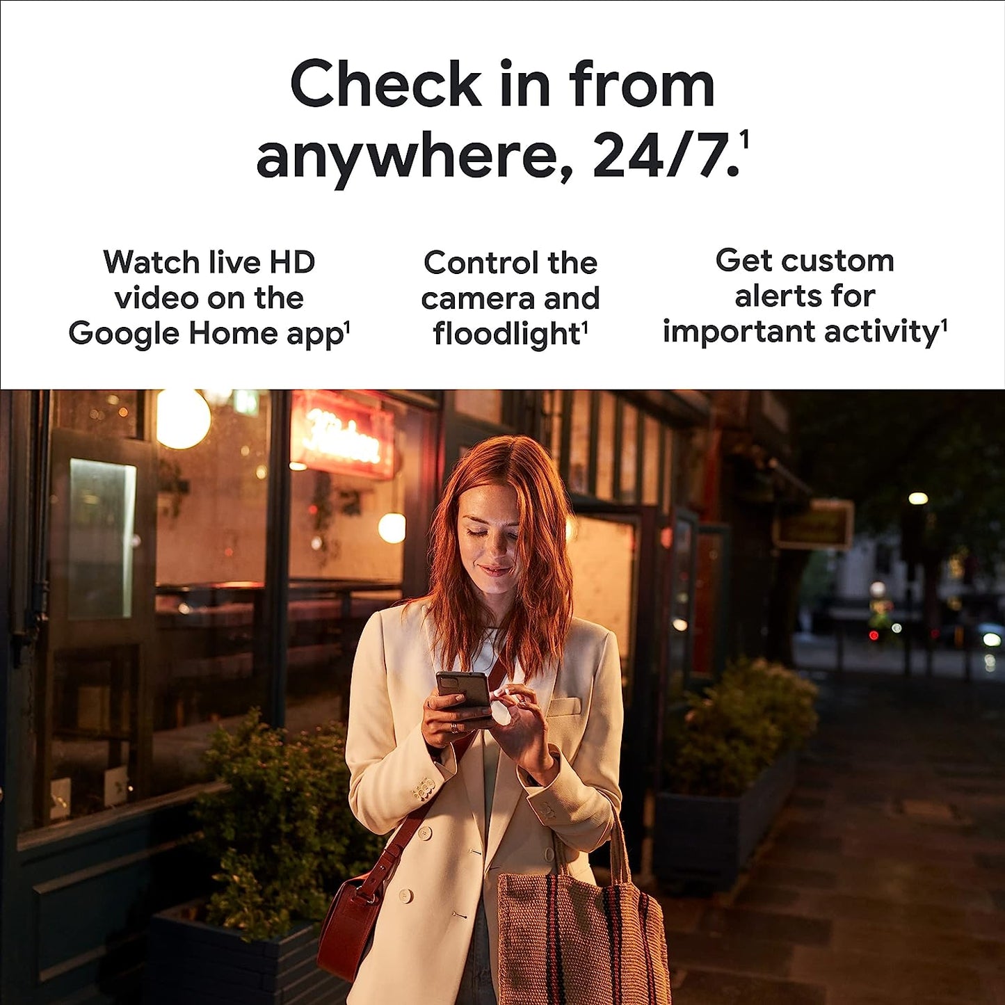 Google Nest Cam Security Camera with Floodlight