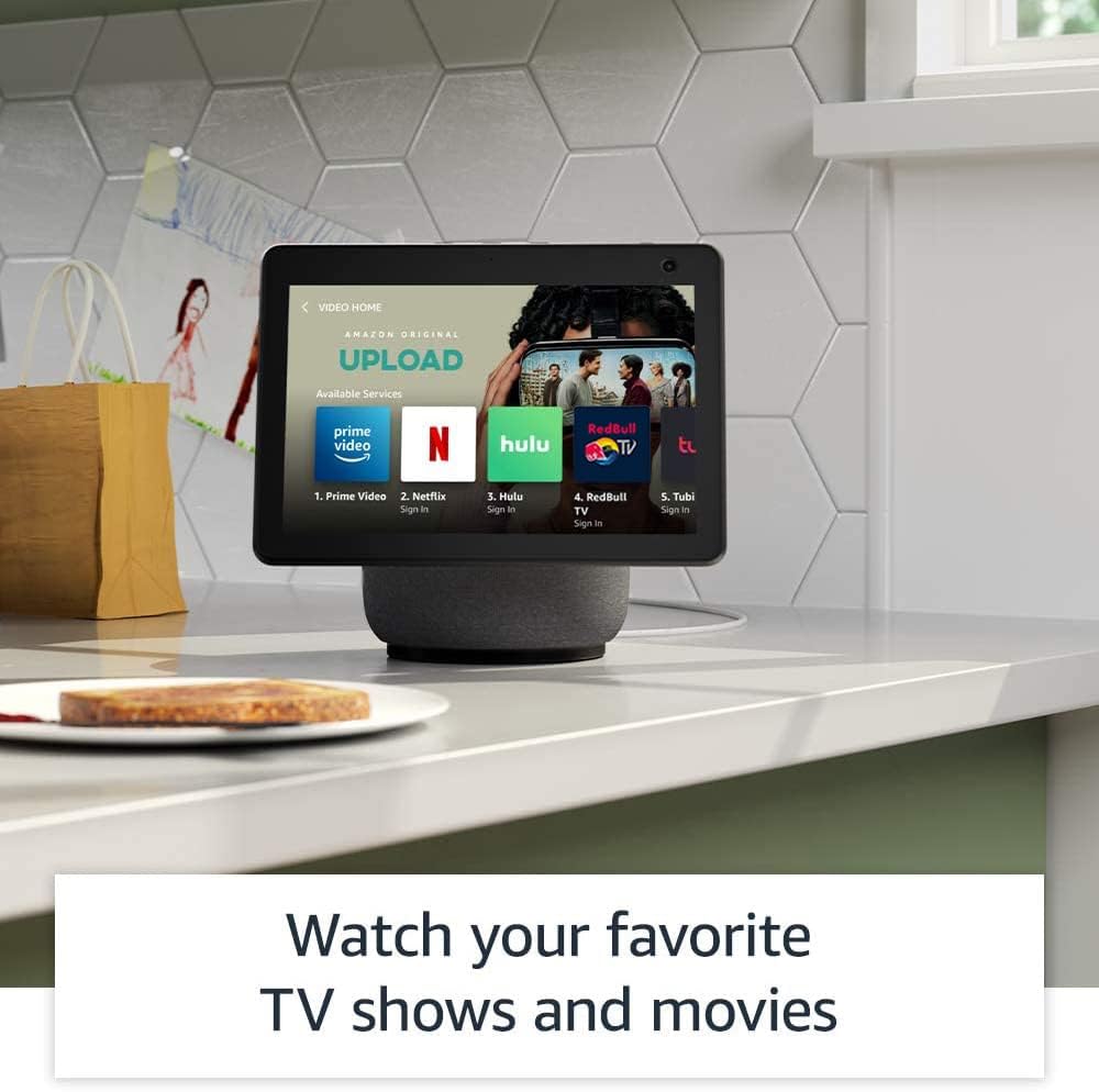 Amazon Echo Show 10 HD Smart Display with Motion & Alexa Smart Speaker