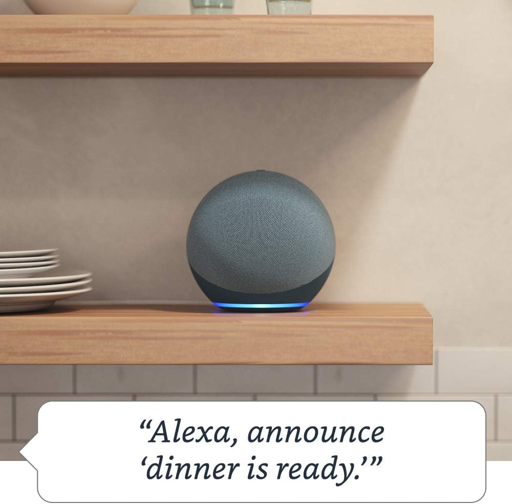 Amazon All-new Echo (4th Gen) with Premium Sound, Smart Home Hub & Alexa