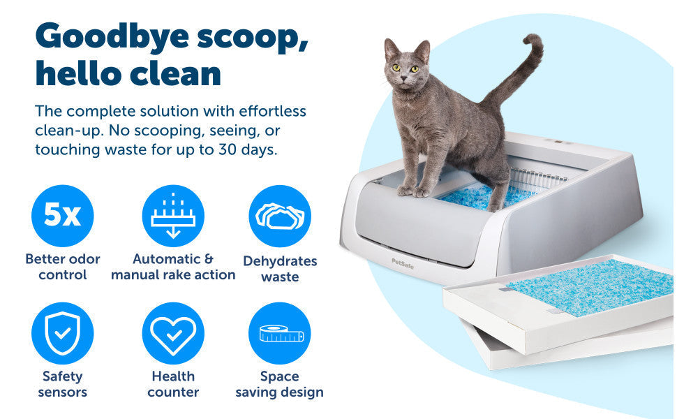 PetSafe ScoopFree Self-Cleaning Litter Box Second Generation -  Self-Cleaning Litter Box PetSafe