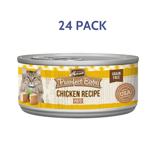 Merrick Purrfect Bistro Grain Free Chicken Recipe Pate Wet Cat Food -  Wet Cat Food Merrick