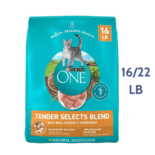 Purina ONE Natural Dry Cat Food, Tender Selects Blend With Real Chicken