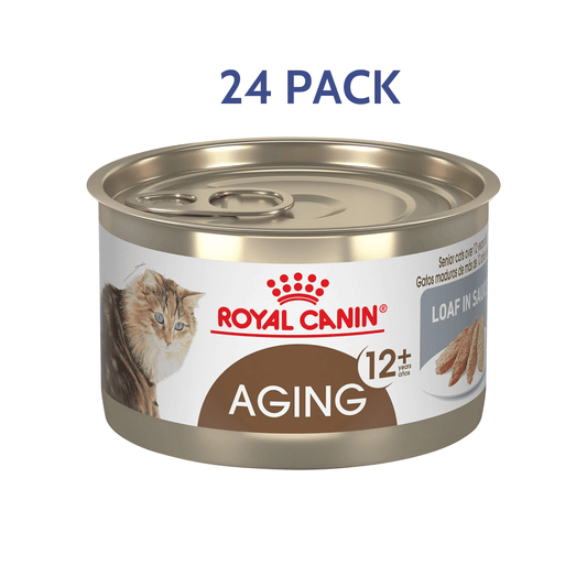 Royal Canin Feline Health Nutrition Aging 12+ Loaf in Sauce Canned Cat Food -  Wet Cat Food Royal Canin