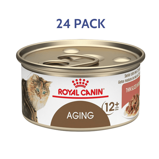 Royal Canin Feline Aging 12+ Thin Slices In Gravy Canned Wet Cat Food -  Wet Cat Food Royal Canin