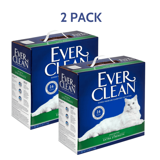 Ever Clean Extra Strength Unscented Clumping Clay Cat Litter, 25/42 LB