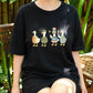 Patriotic Goose Parade Shirt, Funny 4th of July Duck Tee, USA Costume Animal T-Shirt, Independence Day Cartoon Shirt, Cute Summer Top