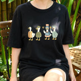 Patriotic Goose Parade Shirt, Funny 4th of July Duck Tee, USA Costume Animal T-Shirt, Independence Day Cartoon Shirt, Cute Summer Top