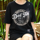 Official Dad Tax Shirt, Funny Fatherhood Food Tee, Burger Fries Snack Inspector Shirt, Dad Joke T-Shirt, Father’s Day Gift for Him