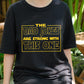 Dad Jokes Are Strong With This One Shirt, Funny Sci-Fi Themed Dad Tee, Nerdy Father’s Day Gift, Geeky Star Pun T-Shirt for Him