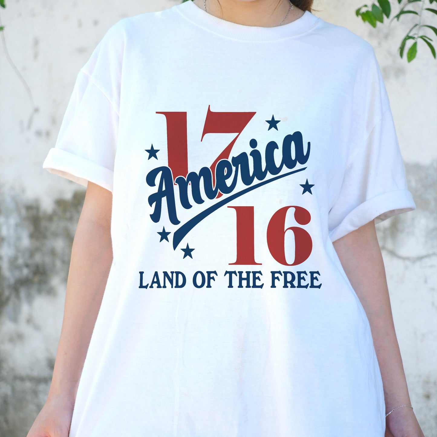 1776 America Land of the Free Shirt, Patriotic USA Tee, Vintage Fourth of July T-Shirt, Independence Day Freedom Graphic Tee